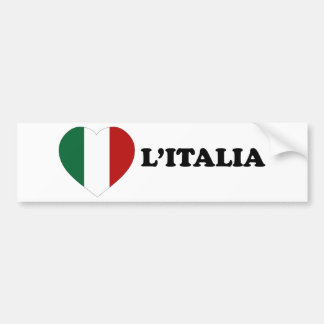 Io Amo Italia Bumpersticker