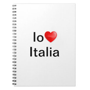 Io amo Italia Notitieboek
