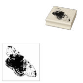 Io Moth Rubber Stamp Rubberstempel (Gestempeld)