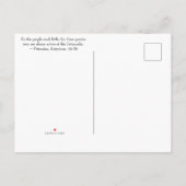 Io Saturnalia citaat van Petronius Uitnodiging Briefkaart (Achterkant)