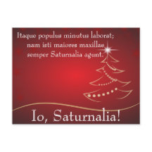 Io Saturnalia citaat van Petronius
