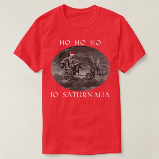Io Saturnalia T-shirt (Design voorkant)