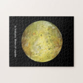 Io Vulkanische Maan van Jupiter Legpuzzel (Horizontaal)