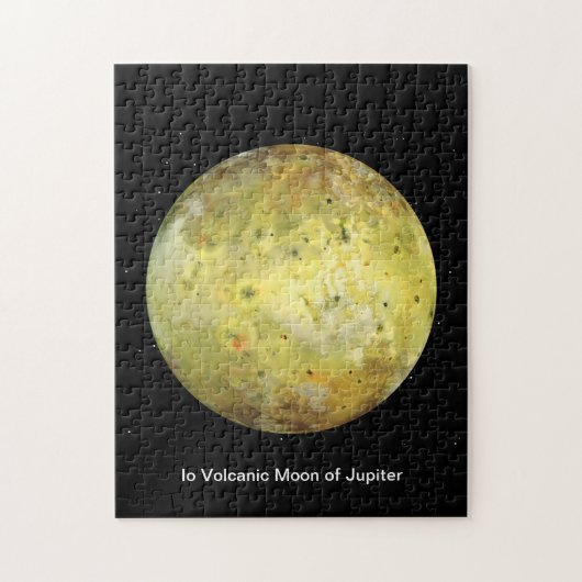 Io Vulkanische Maan van Jupiter Legpuzzel (Verticaal)