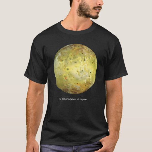 Io Vulkanische Maan van Jupiter T-shirt (Voorkant)