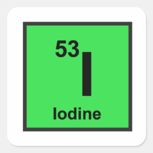 Iodine Sticker