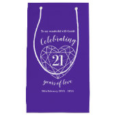 Iolite Wedding Jubileum 21ste cadeautas voor vrouw (Voorkant)