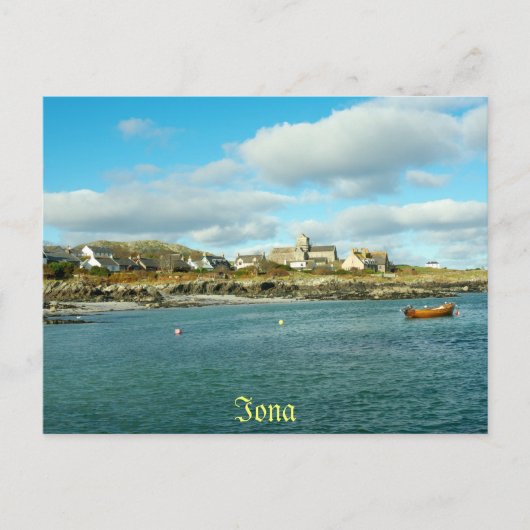 Iona Abbey Scotland Briefkaart (Voorkant)