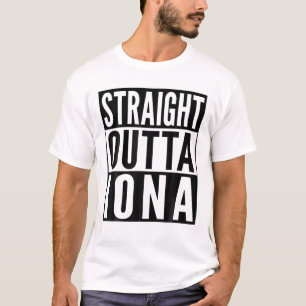 Iona Straight Outta University Alumni T-shirt