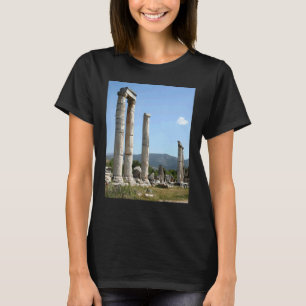 Ionische zuilen van de tempel van Aphrodite Aphrod T-shirt
