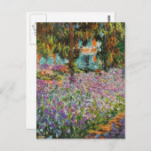 Iopen in de tuin van Monet Briefkaart (Voorkant / Achterkant)