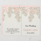 iory blush goudflorale bruiloft (Voorkant / Achterkant)