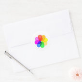 iOS Foto's App Pictogram Ronde Sticker (Envelop)