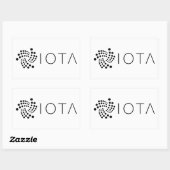 IOTA Logo Rechthoek Sticker (Vel)