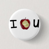 IOU-toets Ronde Button 3,2 Cm (Voorkant)