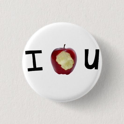 IOU-toets Ronde Button 3,2 Cm (Voorkant)