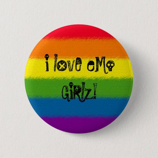 iOvE Mo GiRlz! Ronde Button 5,7 Cm (Voorkant)