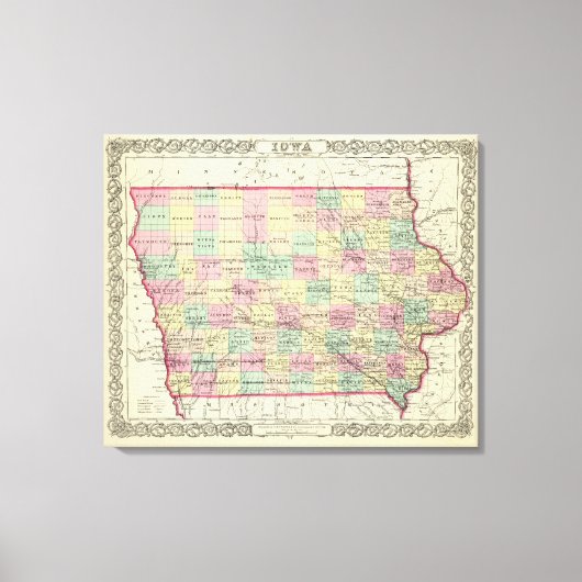 Iowa 2 canvas afdruk (Voorkant)