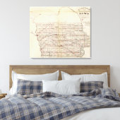 Iowa 3 canvas afdruk (Insitu (Slaapkamer))
