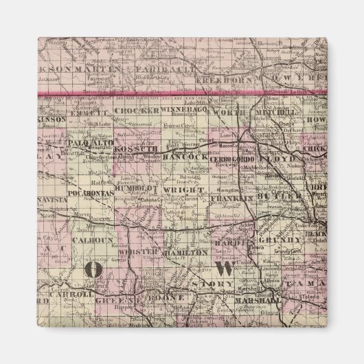 Iowa 4 magneet (Voorkant)