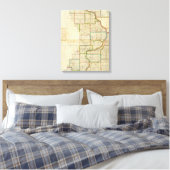 Iowa 6 canvas afdruk (Insitu (Slaapkamer))