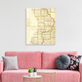 Iowa 6 canvas afdruk (Insitu (Woonkamer))