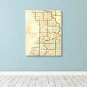 Iowa 6 canvas afdruk (Insitu (Houten vloer))