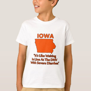 Iowa - Als wachten in de rij bij de RDW... T-shirt