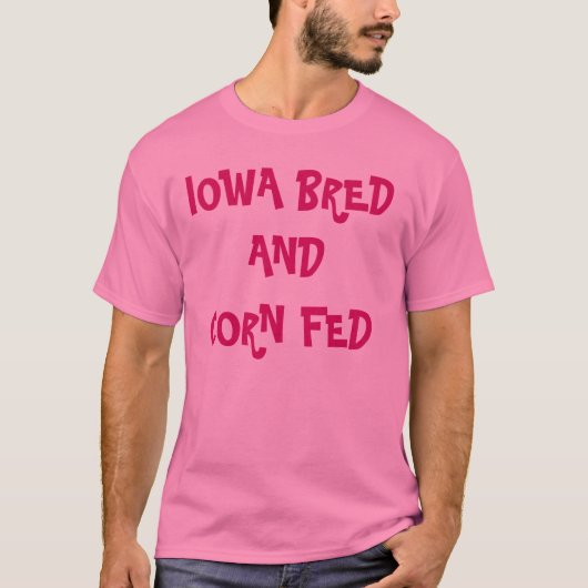 Iowa Bred T-shirt (Voorkant)