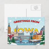 IOWA-Briefkaart Briefkaart (Voorkant / Achterkant)