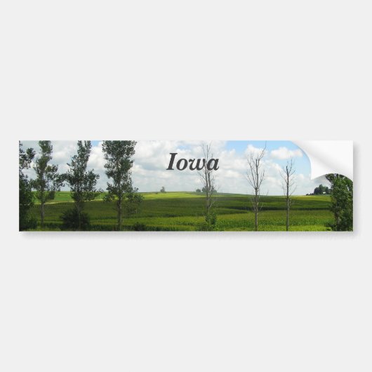 Iowa Bumpersticker (Voorkant)