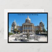Iowa Capitol Briefkaart (Voorkant / Achterkant)