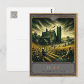 Iowa | Carte postale Art gothique (Devant / Derrière)