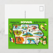 Iowa - Carte postale Tall Corn State (Devant / Derrière)