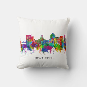 Iowa City Iowa Skyline Kussen