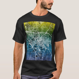 Iowa City Kaart 1 T-shirt