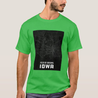 Iowa City Kaart Oversized T-shirt