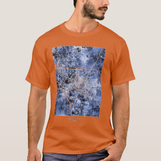 Iowa City Kaart T-shirt