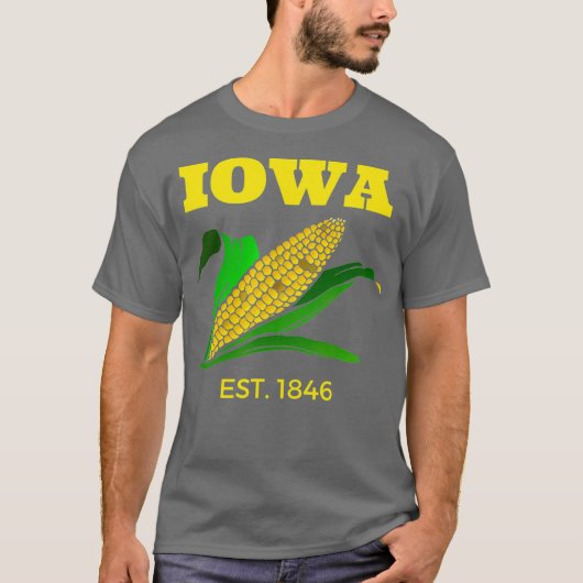 Iowa Corn Farming T-shirt (Voorkant)