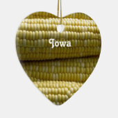 Iowa Corn op de krab Keramisch Ornament (Rechts)
