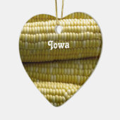 Iowa Corn op de krab Keramisch Ornament (Links)