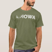 Iowa Deer Hunting T-shirt (Voorkant)