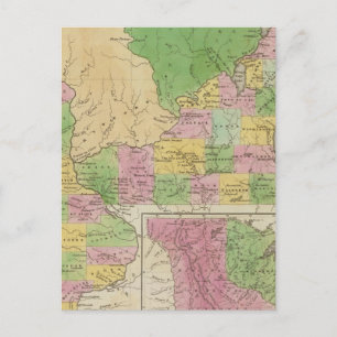 Iowa en Wisconsin Briefkaart