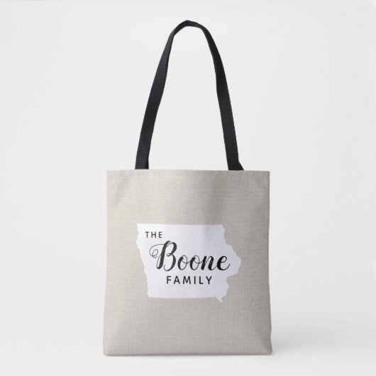 Iowa Famille Monogram Sac fourre-tout (Devant)