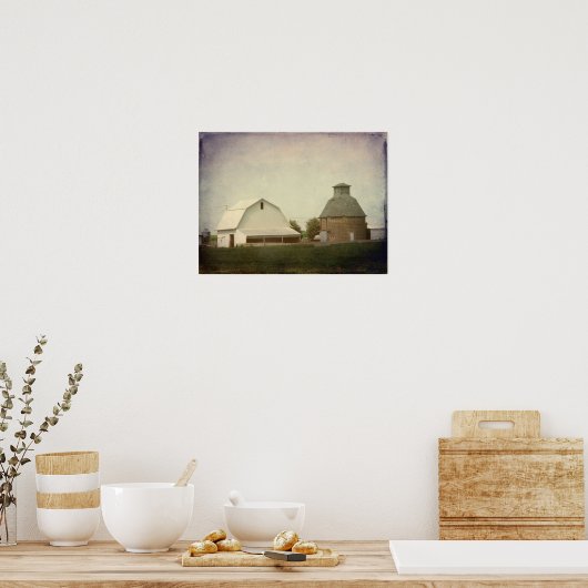 Iowa Farming Poster (Keuken)