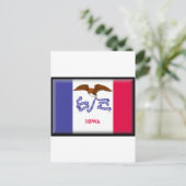 Iowa Flag Briefkaart (Staand voorkant)