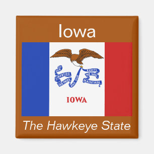 Iowa Flag Magnet Magneet