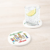 Iowa Funny Trailer Park Dessous de verre de grès (Côté)