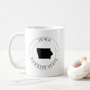 Iowa Hawkeye State Coffee Mug