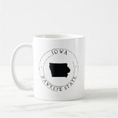Iowa Hawkeye State Coffee Mug (Gauche)